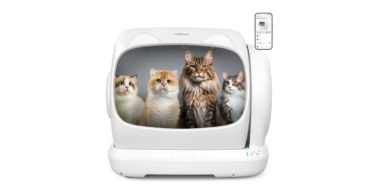UBPET C41 Automatisk Kattlåda – Smart Självrengörande Kattlåda med App