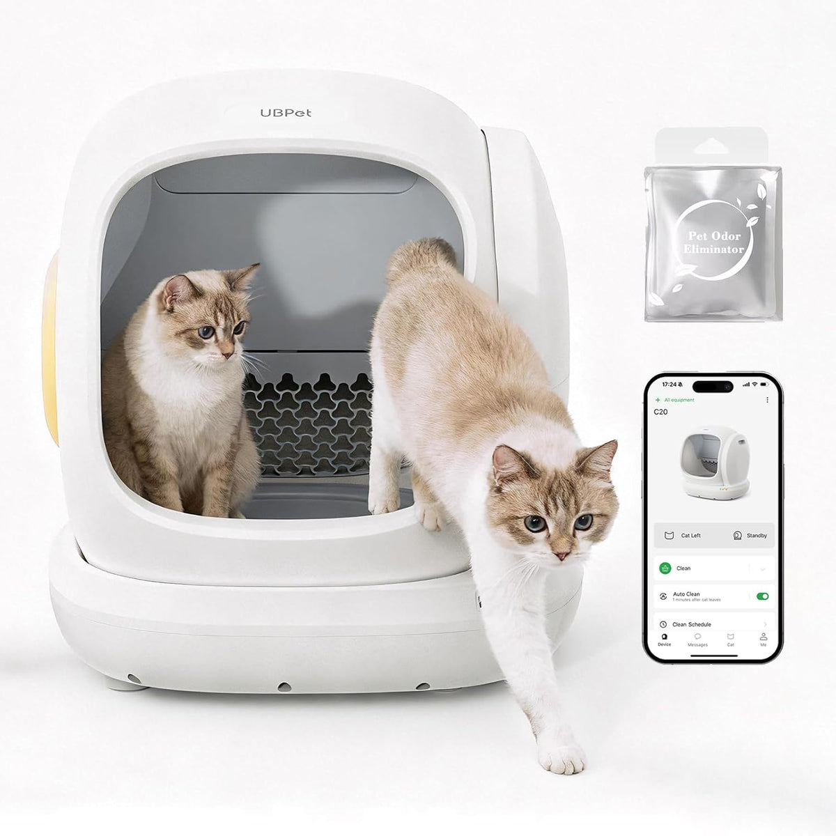 UBPET C20 Självrengörande Smart Kattlåda